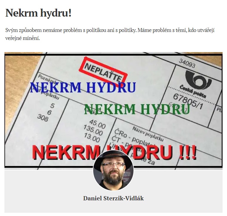 NEKRM HYDRU VIDLAK