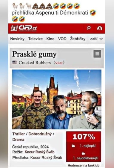 trhak filmu Praskle gumy