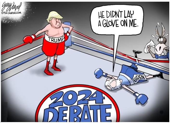 debate USA - vítěz a poražený