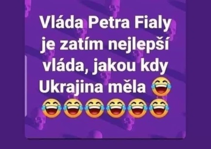 Vláda Petra Fialy je nejlepší vláda jakou kdy Ukrajina měla